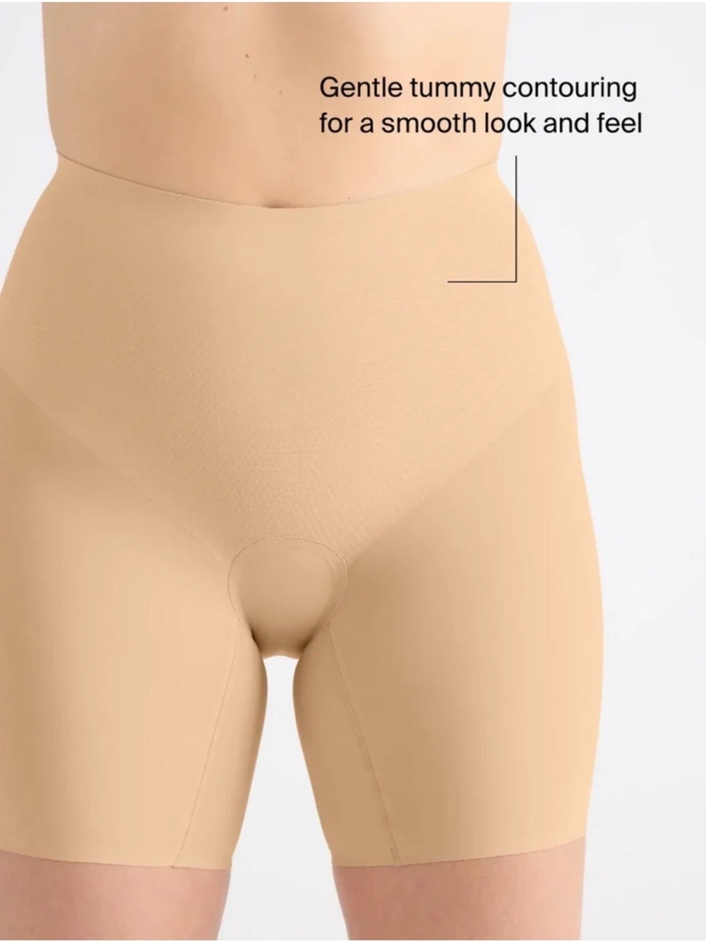 Knix Leakproof High Rise 6” Shaper Brief Shapewear Shorts Warm Sand XXXL - Picture 2 of 4